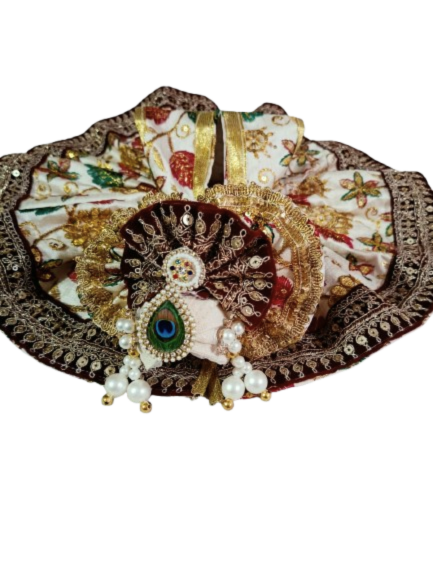 vrindavan holi special royal krishna poshak set with mukut vrindavan holi special royal krishna poshak set with mukut